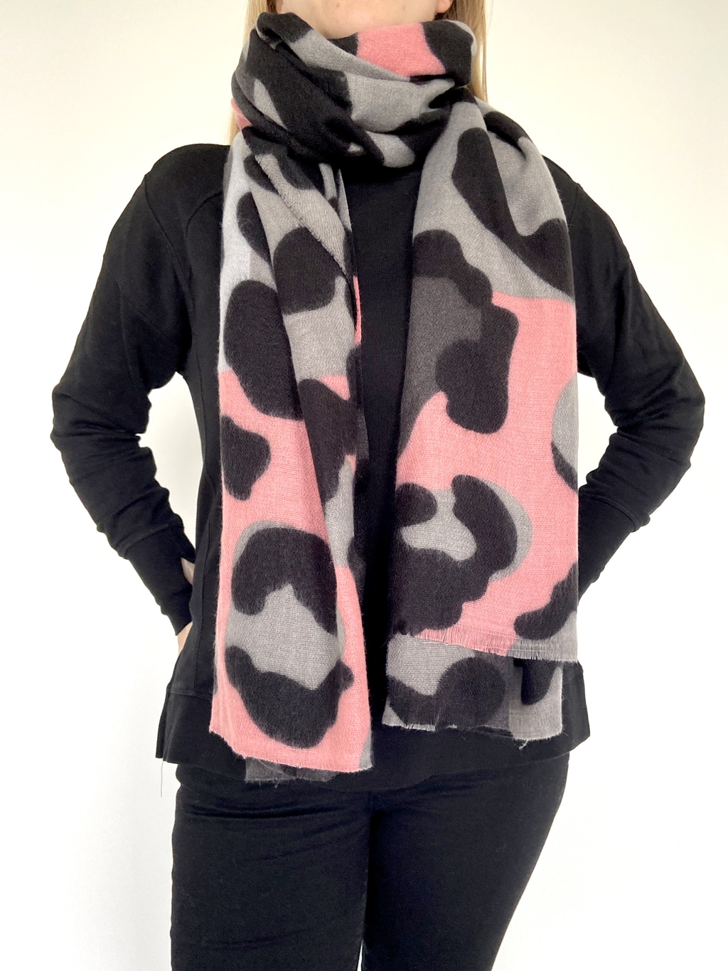 pink and grey leopard