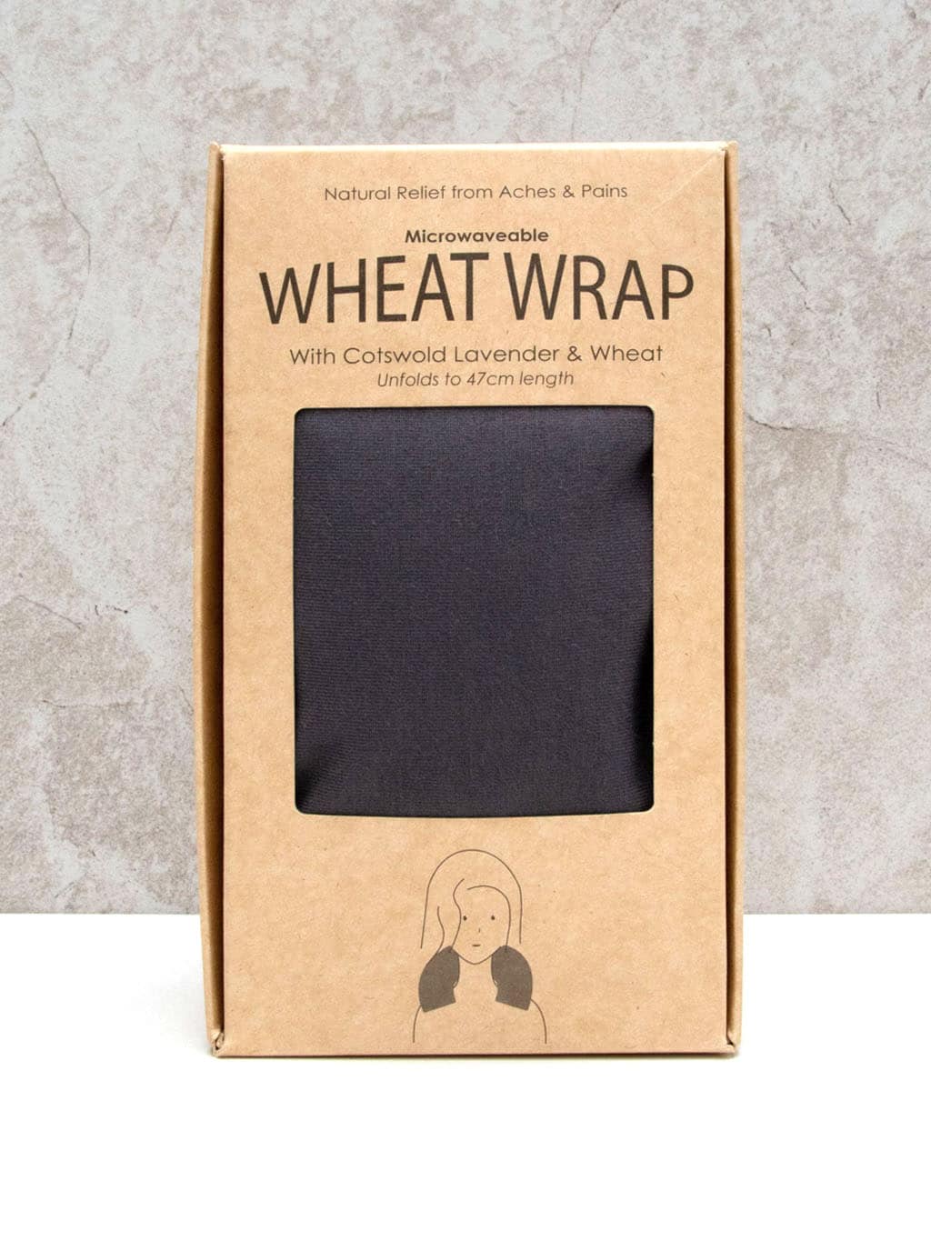 Wheat wrap neck warmer